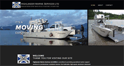 Desktop Screenshot of highlandermarine.ca